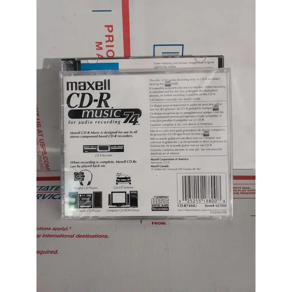 5 Pack HP Lightscribe CD-R 52x Pack LCR00047M + 1 Maxwell (NEW SEALED) - #13